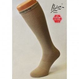 Compress knee socks beige