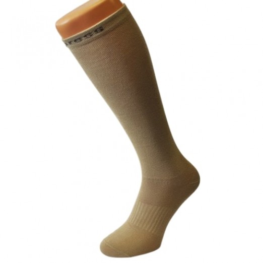 Compress knee socks beige