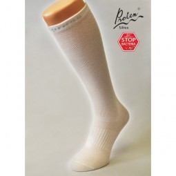 Compress knee socks white