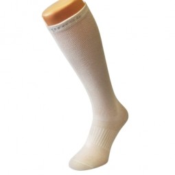 Compress knee socks white